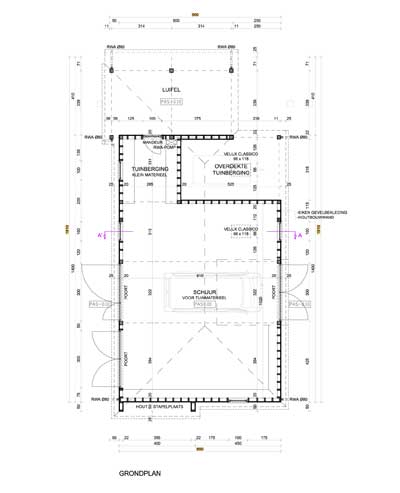 Bijgebouwen; tuinhuis, tuinberging, overdekt terras, carport, poolhouse, ...