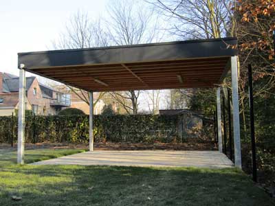 Bijgebouwen; tuinhuis, tuinberging, overdekt terras, carport, poolhouse, ...