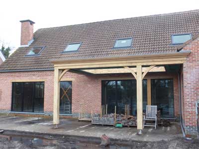 Bijgebouwen; tuinhuis, tuinberging, overdekt terras, carport, poolhouse, ...