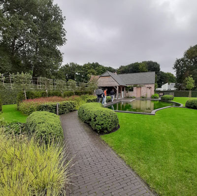 Bijgebouwen; tuinhuis, tuinberging, overdekt terras, carport, poolhouse, ...