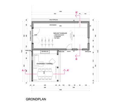 Bijgebouwen; tuinhuis, tuinberging, overdekt terras, carport, poolhouse, ...