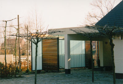 Bijgebouwen; tuinhuis, tuinberging, overdekt terras, carport, poolhouse, ...