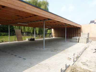 Bijgebouwen; tuinhuis, tuinberging, overdekt terras, carport, poolhouse, ...