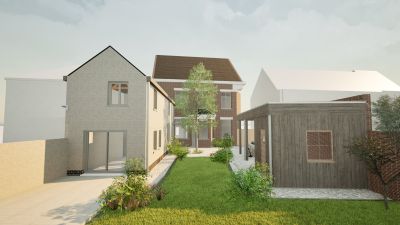 Bijgebouwen; tuinhuis, tuinberging, overdekt terras, carport, poolhouse, ...
