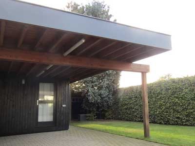 Bijgebouwen; tuinhuis, tuinberging, overdekt terras, carport, poolhouse, ...