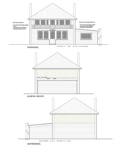 Bijgebouwen; tuinhuis, tuinberging, overdekt terras, carport, poolhouse, ...