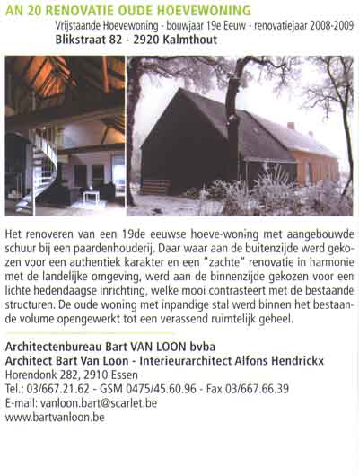 Renovaties / Restauraties / Klassiekere projecten